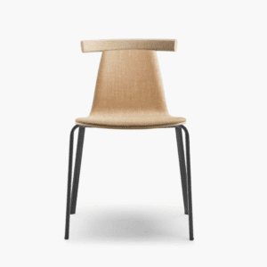 Alki | Atal Chair Solid Wood Back Upholstered Shell