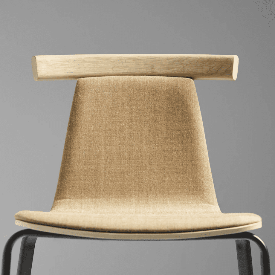 Alki | Atal Chair Solid Wood Back Upholstered Shell – Image 2